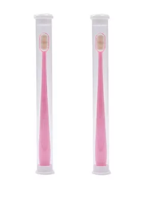 Impressive Extra Soft Toothbrush Nano 20000 Floss Wave Bristles 2 Pack PINK • $7.65