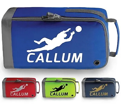 Childrens Personalised Football Goalkeeper Boot Bag Mens Sports Boys PE Kit • £11.25