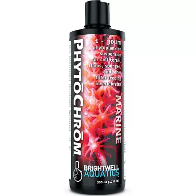 Brightwell Aquatics PhytoChrom 500mL Phytoplankton Blend Liquid Coral Food • £25.06