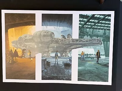 Star Wars She's Got It Where It Counts Mark Englert Millennium Falcon #d Print • $118.99