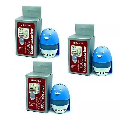 £10.38 • Buy Fridge Odour Absorber Deodoriser Neutralise Smells Universal PACK OF THREE 