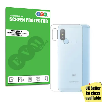 Back Protector For Xiaomi Mi A2 Lite Redmi 6 Pro TPU HYDROGEL FILM Clear Cover • £3.98