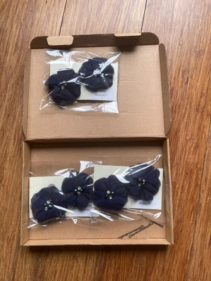 £2.99 • Buy Hair Accessories Purple Flowers Jewels Wedding