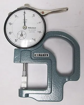 Mitutoyo 7316 Dial Thickness Gauge 0-.4  • $129