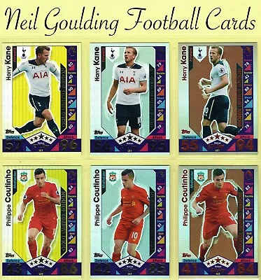 Topps MATCH ATTAX 2016-17 ☆ PREMIER LEAGUE - LIMITED EDITION ☆ Football Cards • £1.99