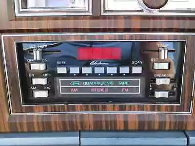 Vintage Ford Lincoln Mercury  Quadrasonic  8 Track Radio : 1979 1980 1981 • $250