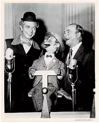 Vintage B&W Photo-Edgar Bergen And His Dummy Mortimer Snerd • $14.95