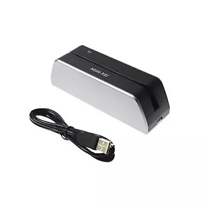 MSR X6 Swipe Card Reader Writer 3-Track USB MSRX6 Compatible W/ MSR206 MSR605X  • $156.25