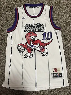 VTG NBA Adidas HWC Toronto Raptors D DeRozan Jersey 10 Mens Medium SEWN White • $79