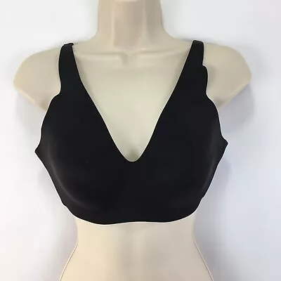 Wacoal Women's Sz M/D/DD Flawless Comfort Wire Free Bra Black 856326 • $20.88