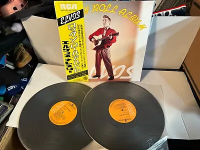 Elvis Presley Rock'N Roll Album 1977 RCA 9123 -24 Gatefold 2LPs Booklet Japan • $29.99