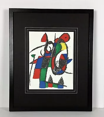 1975 Joan Miro “Original Lithograph II” Framed COA • $395