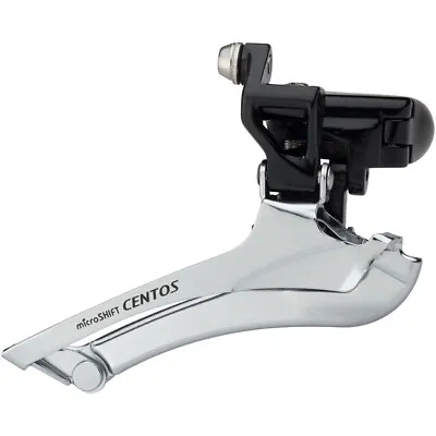 MicroSHIFT Centos Front Derailleur 10-Speed Double Fits 31.8mm 34.9mm Seat Tubes • $31.30