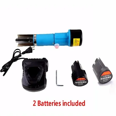 Electric Fish Scaler Remover Cleaner Fishing Scalers Clean Battery Descaler  • $124.88