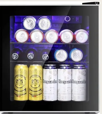 Antarctic Star Mini Fridge Cooler - 70 Can Beverage Refrigerator Glass Door • $155