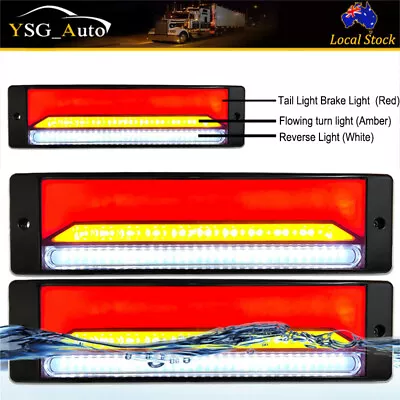 $48.75 • Buy 2X 147 LED Stop Tail Lights Kit Boat Truck Trailer Ute Submersible Waterproof AU