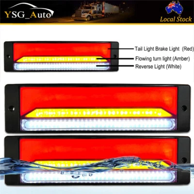 $48.75 • Buy 2X 147 LED Stop Tail Lights Kit Boat Truck Trailer Ute Submersible Waterproof AU
