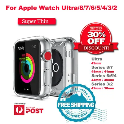 $2.99 • Buy For Apple Watch Screen Protector Ultra Series 8765432 SE 49/45/44/40/42/41/38mm