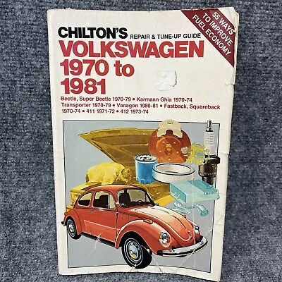 Volkswagen VW Fastback Bug Bus Beetle 1970-1981 Tune-up Service Repair Manual • $24.95