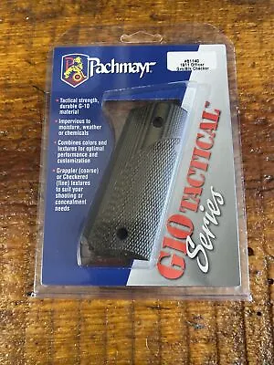 Pachmayr G10 Tactical Series Grips For Colt 1911 Officers Models.  Textured Grip • $24.99