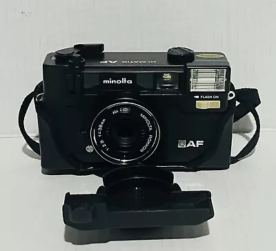 Minolta Hi-Matic AF 35mm Point And Shoot Film Camera 1:2.8 Read* • $92