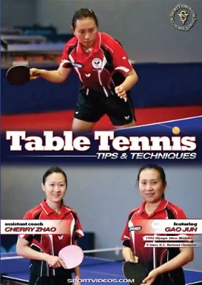 Table Tennis Tips And Techniques [DVD] [NTSC] - DVD  Z2LN The Cheap Fast Free • £20.98