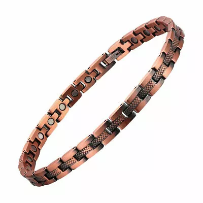Womens Copper Magnetic Energy Anklet Bio Therapy Spiritual Stress Insomnia Blood • $19.19