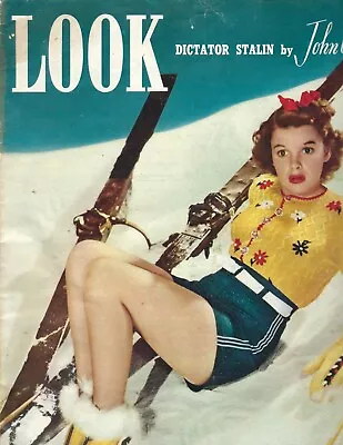 1940 1/2 Look Magazine Hollywood Movies Judy Garland Joseph Stalin GOOD • $49.99