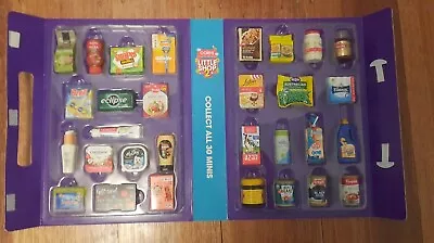 COLES MINI'S LITTLE SHOP 2 FULL COMPLETE SET & CASE & INC 30 Minis Same Day Post • $25