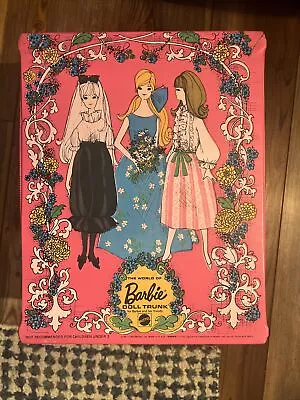 Vintage 1969 Mattel Barbie Doll Trunk 5199 FULL Clothes Accessories 1 Doll • $39