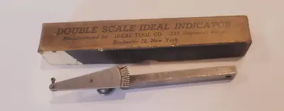 Ideal Tool Co. Vintage Double Scale Test Indicator Rochester N.Y. USA Machinist • $18