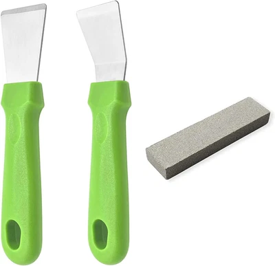 £9.80 • Buy JJWNMLL 2Pcs Cleaning Scraper For Ovens, Stoves, Induction Hob, Stainless Steel 