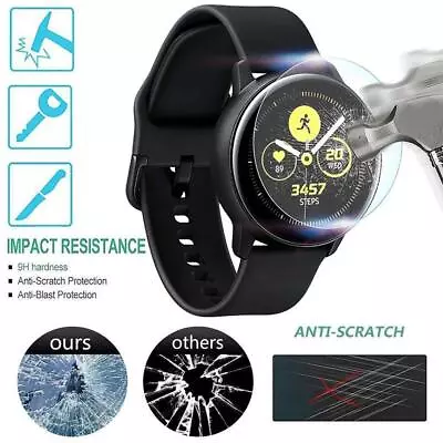 2x/Set For Samsung Galaxy Smart Watch Tempered 42mm Cover WGlass M0S8 Prot O8Q9 • £2.64