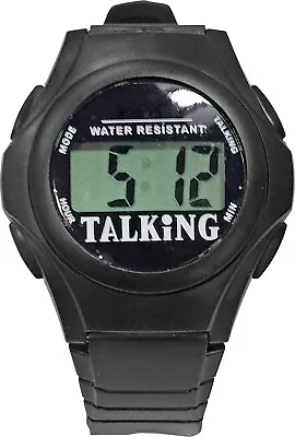 Water Resistant Talking Watch Digital Aid With Alarm Function Clear Speaking • £11.99