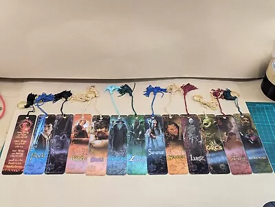 Lot Of 13 Vintage Collectible Lord Of The Rings Bookmarks - Tassels And Charms • £49.99