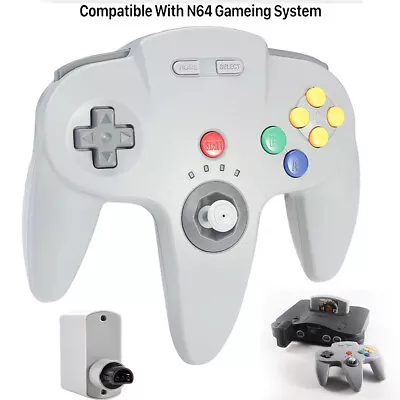 Wireless N64 Controller Compatible With Original Nintendo 64 N64 With Rumble Pak • $10.96