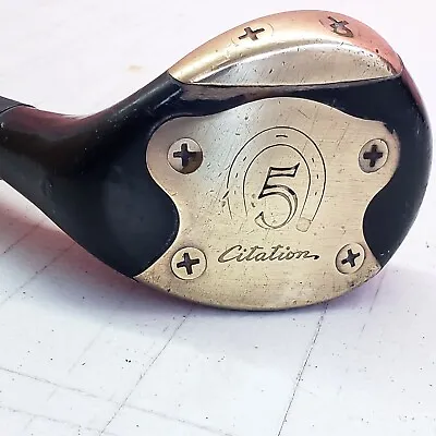 Golf Club Citation Driver 5 In Horseshoe Wood R/H Steel Shaft  43  Swing Rite  • $51.27