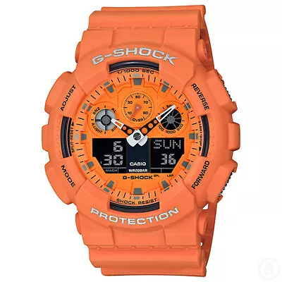 Casio G-Shock Rock Music Concept Special Colour Series Watch GShock GA-100RS-4A • $296.10