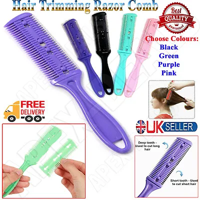 Professional Tinkle Hair Cutter Thinning Shaper Comb Trimmer Cutting Grooming UK • £2.84