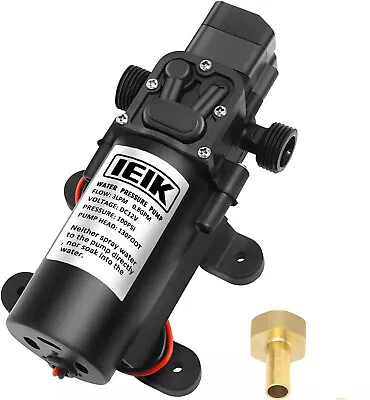 IEIK Water Pressure Diaphragm Pump DC 12V 30W Self Priming Pump • $21.95