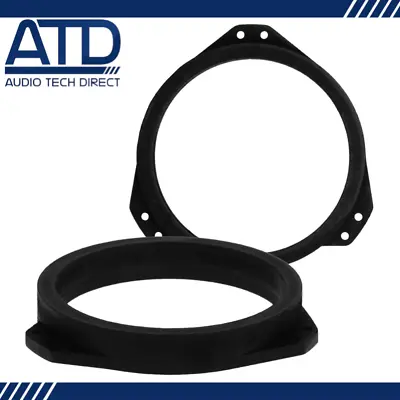 MDF Front Door 165mm 6.5  Speaker Adaptors Rings For Vauxhall Astra Omega Vextra • £19.44