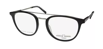 New Marius Morel 1880 60029m Eyeglass Frame 51-20-140 France Black Full-rim Ng01 • $44.95