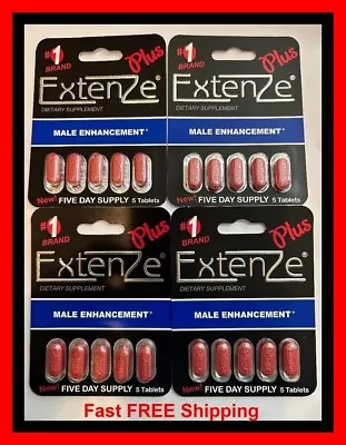 Extenze PLUS Extended Release Maximum Strength Male Enhancement 20 Ct  EXP 08/25 • $26.90