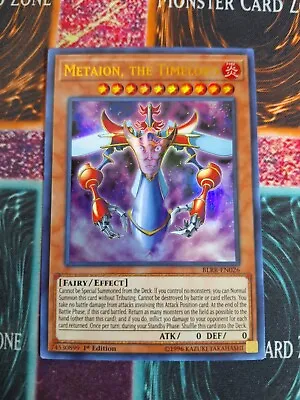 Yu-Gi-Oh! Metaion The Timelord BLRR-EN026 Ultra Rare 1st Edition Near Mint • $5