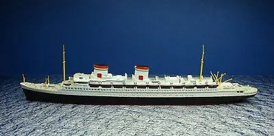 1:1250 Metal Waterline Ship Model Italian Luxury Ocean Liner Rex Mercator M568 • £51