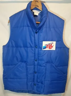 Vintage Royal Crown Cola Men's Medium Embroidered Logo Vest • $36.99