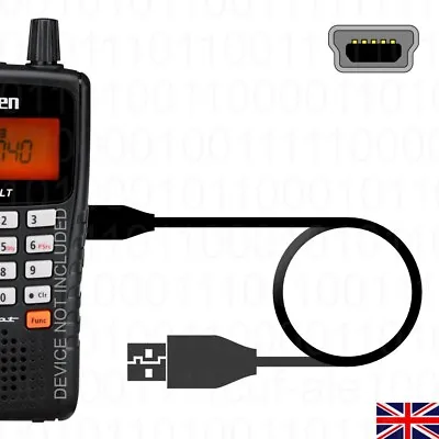 USB Programming Cable For Uniden UBC75XLT Scanner (Cable Only) • £7.85