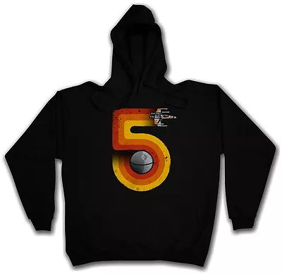 RED FIVE 5 II HOODED SWEATSHIRT HOODIE Rebels Luke Star Alliance X-Wing Wars • $46.99