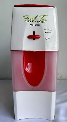 Mr Coffee Fresh Tea Iced Tea Maker TM75RS Red (No Pitcher) 3 Quart Tested Works • $22.99