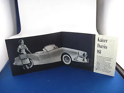 Kaiser  Darrin 161  1954  Brochure  Mint  Repro • $6.77